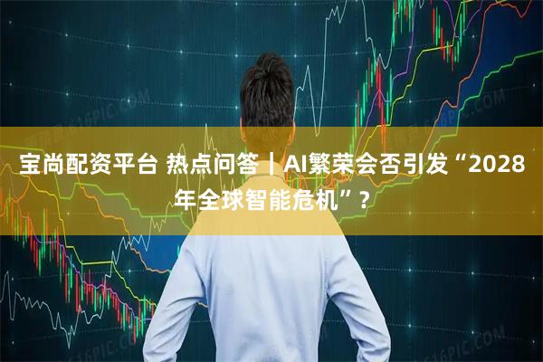 宝尚配资平台 热点问答|AI繁荣会否引发“2028年全球智能危机”?